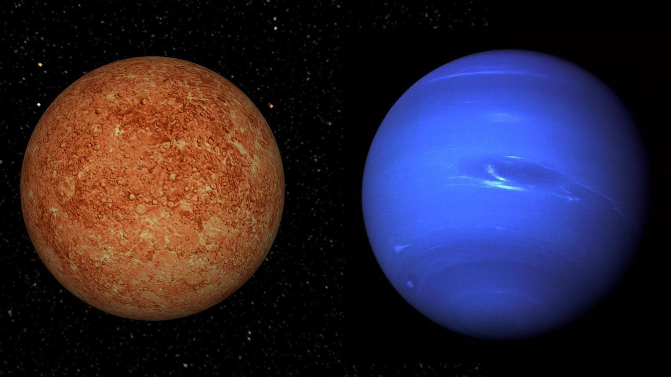 Соединение урана и юпитера в тельце 2024. Меркурий и Уран. Меркурий и Нептун.